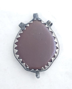 Vintage Moroccan Tuareg gate with silver ,amulet pendant,EthnicTribal,African jewellery