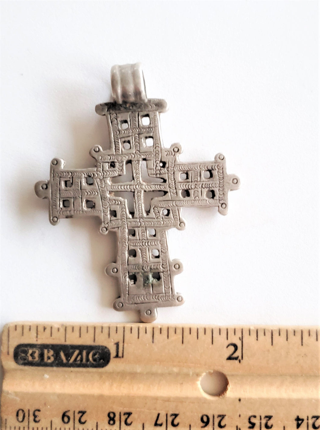 Antique Silver handmade Ethiopian Orthodox Coptic Cross pendant Amulet ,Genuine old pendant ,handmade silver,Ethiopian jewelry