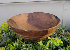 Moroccan Berber Vintage mid-century hand carved Bowl ,African Art Décor ,Moroccan Décor, religious art,Antique Wood Bowl,Berber Carved Wood