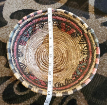 Load image into Gallery viewer, Ethiopian decorative basket handwoven basket large basket, African Art, Décor Baskets,bread basket,Ethiopian Basket

