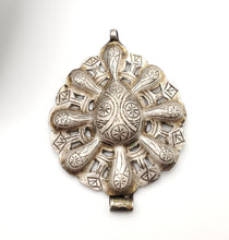 Load image into Gallery viewer, Antique Moroccan handmade Silver Berber PendantHand Crafted Silver,Pendants Necklace,Ethnic Jewelry,Tribal Jewelry

