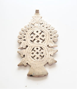 Ethiopian Christian silver cross pendant, Coptic Cross, religious cross ,Ethiopian cross, Ethiopian bronze