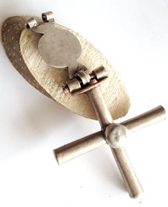 Antique Large Ethiopian Christian silver cross pendant,cross pendant,Genuine old neckcross,hinged Large size,Good silver,Boho jewelry