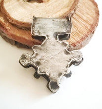 Load image into Gallery viewer, Moroccan Berber Old traditional 925 silver cross pendant,Berber Talisman,Berber Jewelry,African Jewelry,Moroccan Jewelry,Berber Ethnic,
