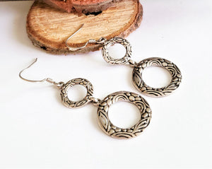 Moroccan Berber Sterling Silver Dangle Earrings silver 925,Berber Jewelry,sliver Earrings,Dangle & Drop Earrings,