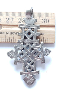 silver cross ,Coptic Cross ,Christian cross ,metal pendant, Ethiopian jewlry,Ethiopian Christian silver cross pendant