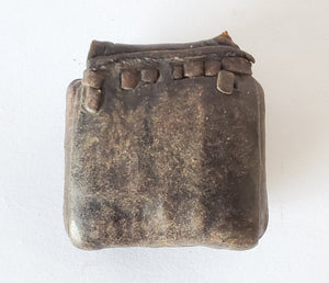 Old Ethiopian Leather Healing Scroll Amulet Kitabe,African,religious art,mens leather Amulet,Ethiopian leather Pendant