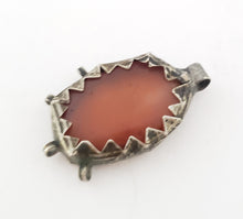 Load image into Gallery viewer, Antique Yemen Silver Ancient Carnelian Pendant tribal jewelryHand Crafted Silver,Pendants Necklace,Ethnic Jewelry,Tribal Jewelry
