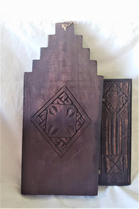 Ethiopian Hand Painted Coptic Christian 15''Wooden Altar Icon Art Decor,African ,Art Décor,Home Décor, religious art