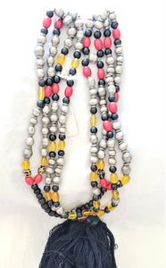 Antique Ethiopian Strand Silver Prayer Beads,Tribal Jewelry