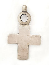 Load image into Gallery viewer, Antique Ethiopian Coptic Christian silver Cross Pendant
