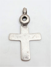 Load image into Gallery viewer, Antique Ethiopian Christian silver cross pendant,ethnic Ethiopian,cross pendant,Orthodox cross, lost wax, great patina, religion
