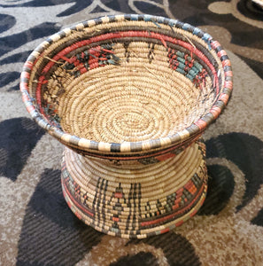 Ethiopian decorative basket handwoven basket large basket, African Art, Décor Baskets,bread basket,Ethiopian Basket
