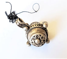 Load image into Gallery viewer, unique Old Berber Silver Bead from Morocco,Hand Crafted Silver,Ethnic Jewelry,Tribal Jewelry,
