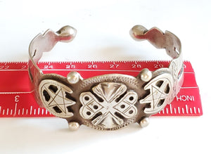 Antique Moroccan Tuareg 925 silver anklets cuff bracelet, ethnic tribal, tribal bracelets,Moroccan jewelry,ethnic jewelry,Tuareg bracelets