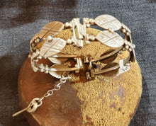 Load image into Gallery viewer, Antique Silver Moroccan Berber Bracelet Ethnic Tribal, ethnic tribal, tribal bracelets,Moroccan jewelry, ethnic jewelry, Tuareg bracelets

