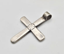 Load image into Gallery viewer, Antique Ethiopian Christian silver cross pendant,Amulet pendant,Genuine old neckcross,Good silver,Boho jewelry
