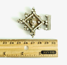 Load image into Gallery viewer, Moroccan Berber Old traditional silver cross pendant,Berber Talisman
