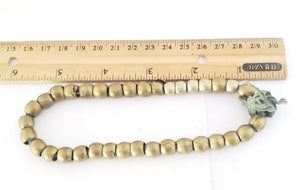 Antique Ethiopian 11''strand of silver Heishi Anklet 1930s ,collectible silver,Ethnic silver Beads ,Jewelry Supplies Beads