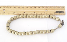 Load image into Gallery viewer, Antique Ethiopian 11&#39;&#39;strand of silver Heishi Anklet 1930s
