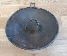 Load image into Gallery viewer, authentic African Ethiopian leather shield from Ethiopia Early 18th century,African Art Décor,Ethiopian shield,decorated leather
