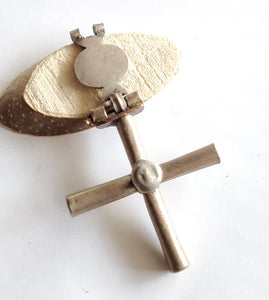 Antique Large Ethiopian Christian silver cross pendant,cross pendant,Genuine old neckcross,hinged Large size,Good silver,Boho jewelry