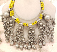 Load image into Gallery viewer, Antique Ethiopian silver wedding granulate fillegrain Argobba necklace 20th,African Necklace,Tribal Jewelry,Royal Jewels,Ethiopian necklace
